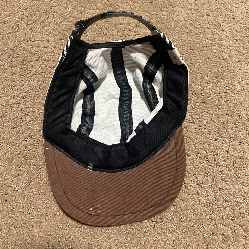 Striped Black and White Kids Hat - Picture 5 of 7
